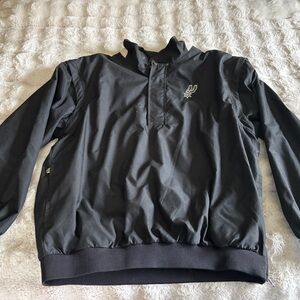 San Antonio Spurs Pullover Windbreaker 🖤 NBA Authentic | Ahead Authentics | XL